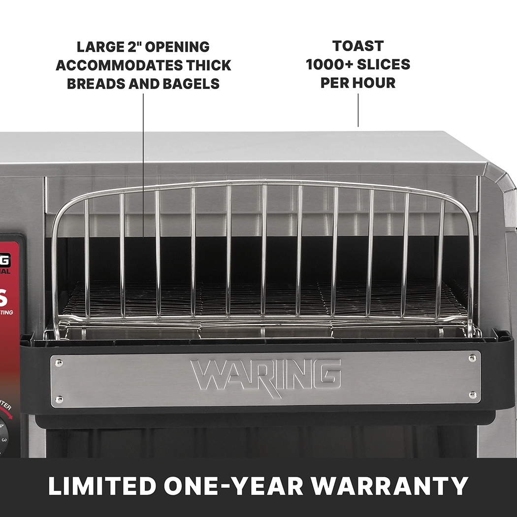 Conveyor Toaster with Power Control and Belt Speed Control, 208 Volt